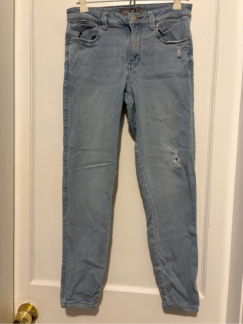 Just USA Light Wash Skinny Jeans
